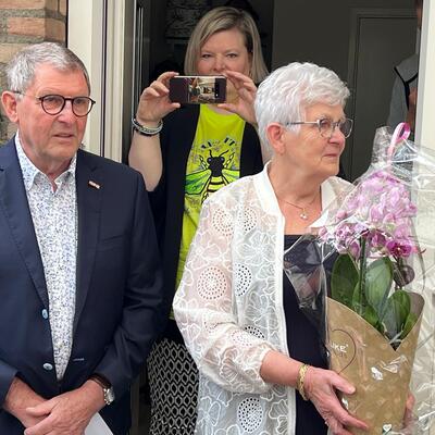 Aubade Lid Bert Schuren 50 jaar trouwfeest